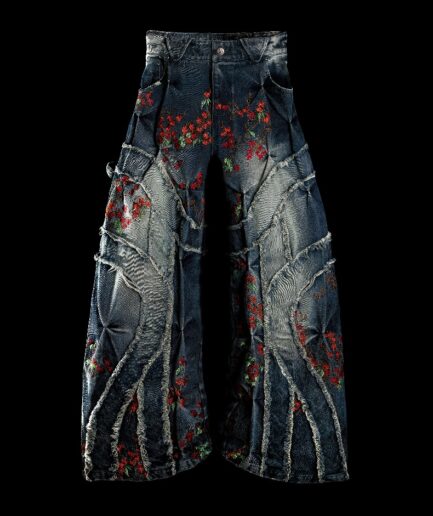 Badson Autumn Overgrowth Denim Pants