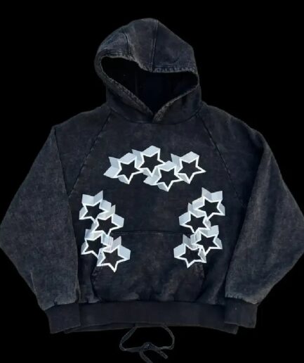 Badson Triple Star Hoodie Black